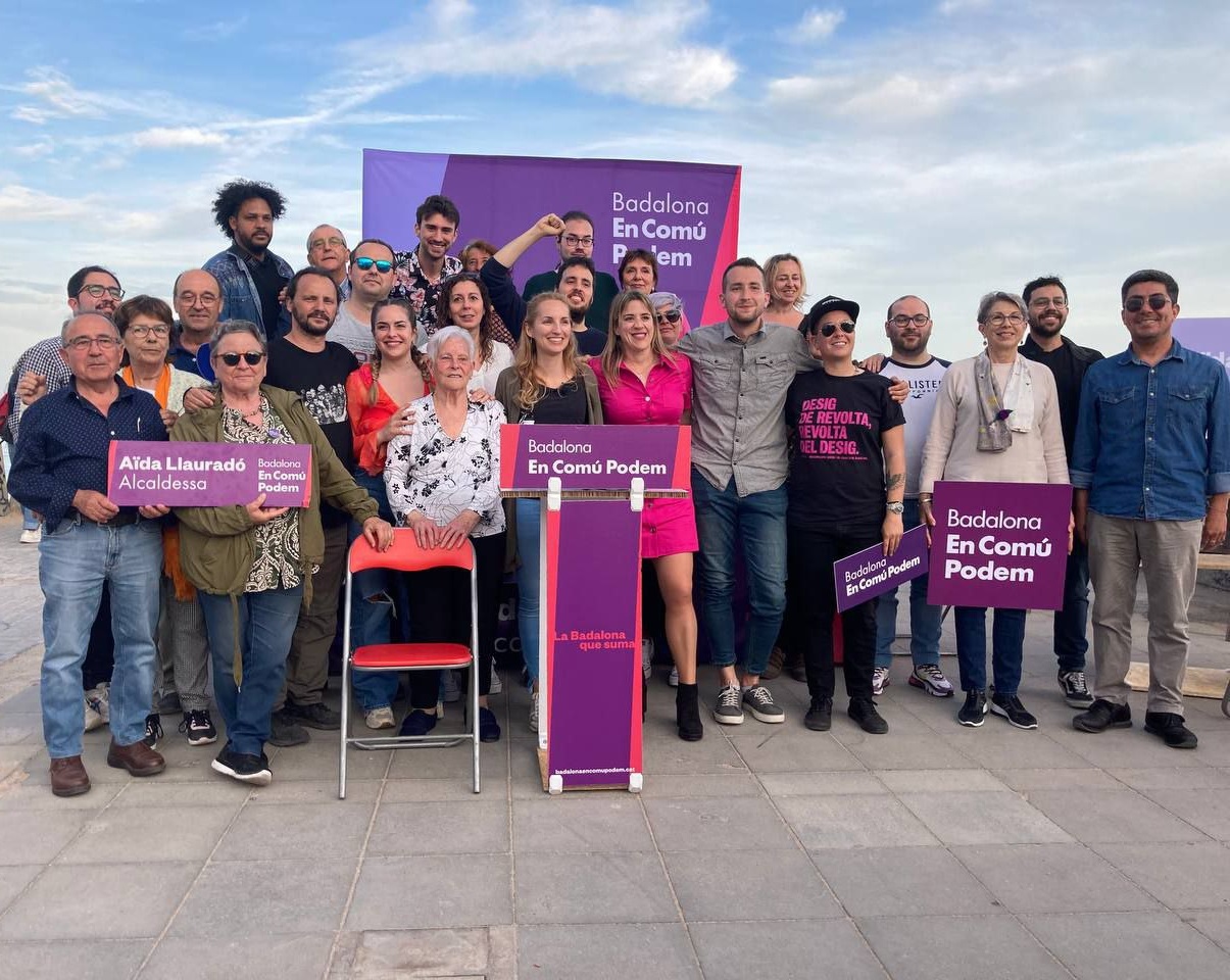 Aïda Llauradó presenta la renovada llista de Badalona En Comú Podem per a les Eleccions Municipals 2023